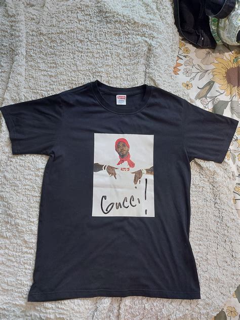 supreme gucci mane tee fake|counterfeit supreme attire.